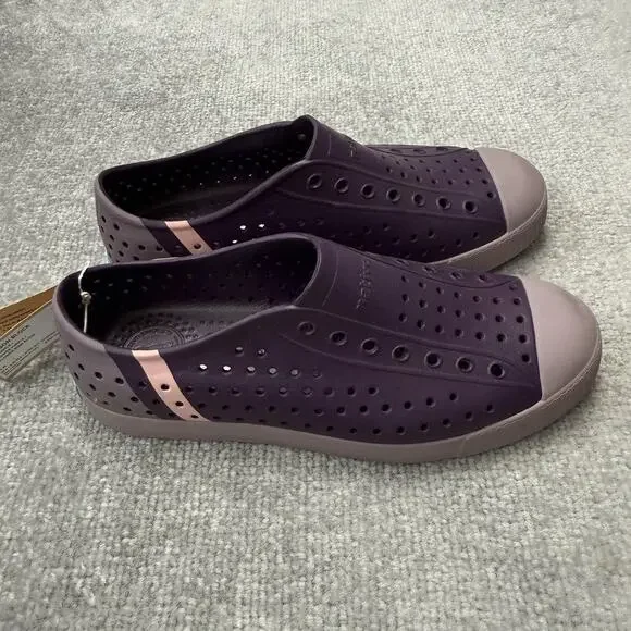 Native Shoes Youth Size 5 Purple Pink Jefferson Block Perforated Slip On EVA - Picture 3 of 12